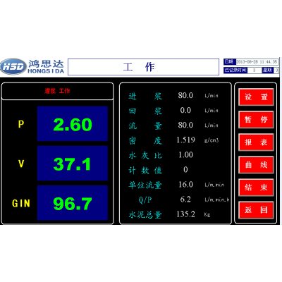 HSD660GIN灌漿自動記錄儀